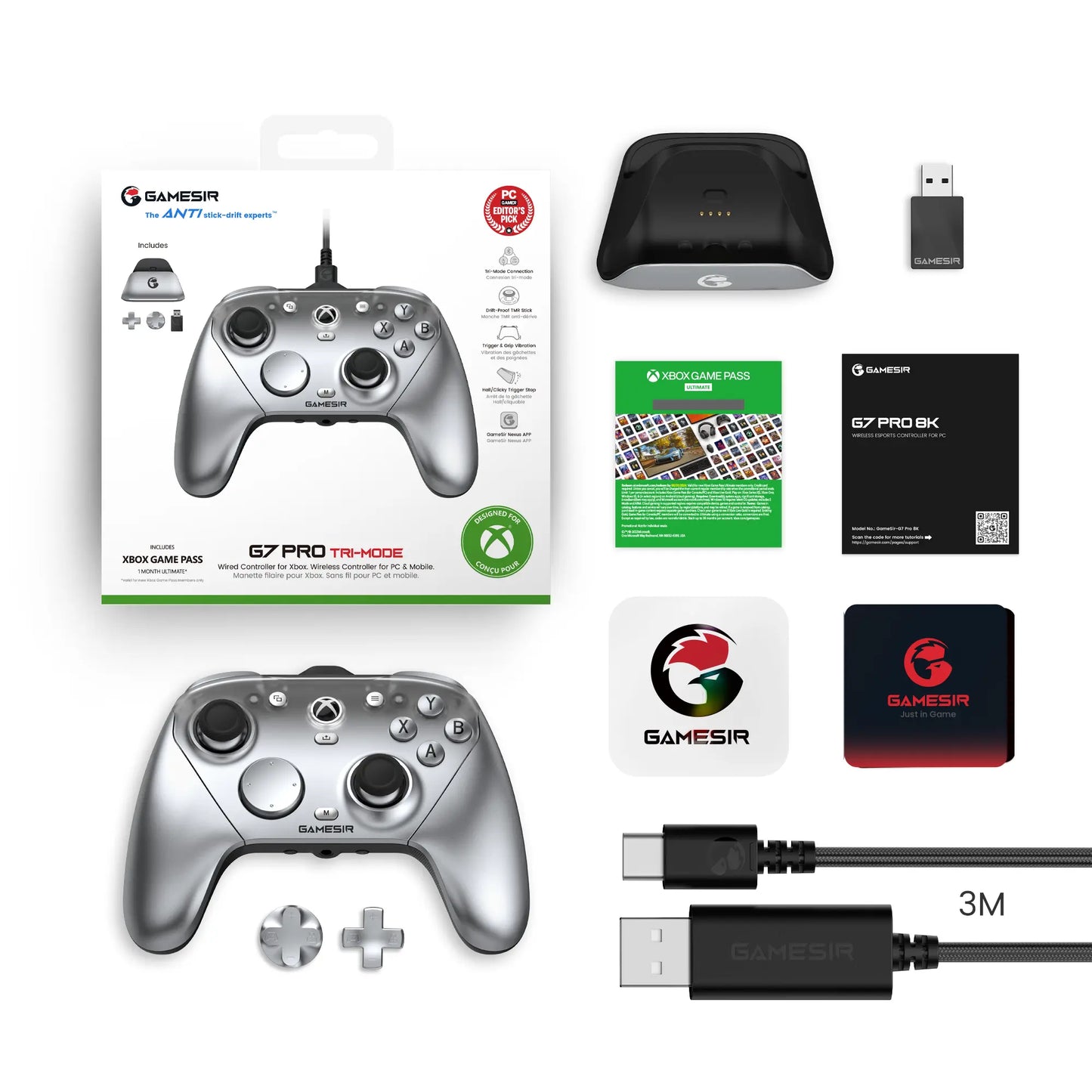 Gamesir G7 Pro Flagship Controller โ Wired for Xbox, Wireless for PC & Mobile