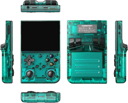 Anbernic RG35XX Pro Retro Handheld Game Console, 3.5" IPS OCA Screen, Linux System, 64GB, Wifi Bluetooth, HDMI Output, 7H Battery, Ideal for Travel Commute Home Outdoor Rg35Xxpro Teal T