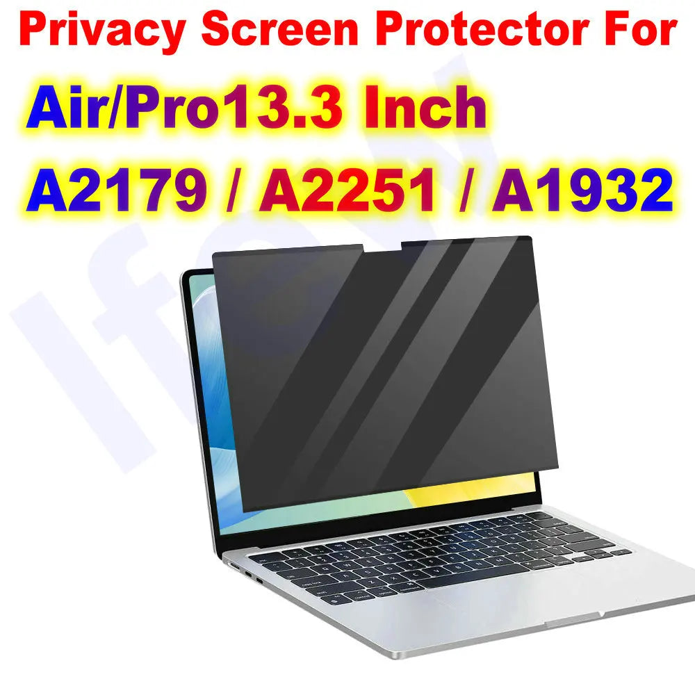 Magnetic anti Spy Privacy Screen Protector for Macbook Pro 14 M5 Air 13.6 Inch M4 Tablet PC Monitor Magnet Removable Film Guard
