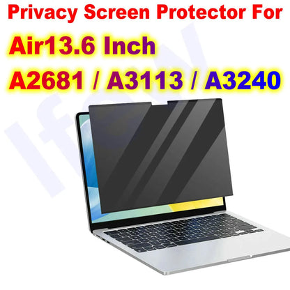 Magnetic anti Spy Privacy Screen Protector for Macbook Pro 14 M5 Air 13.6 Inch M4 Tablet PC Monitor Magnet Removable Film Guard
