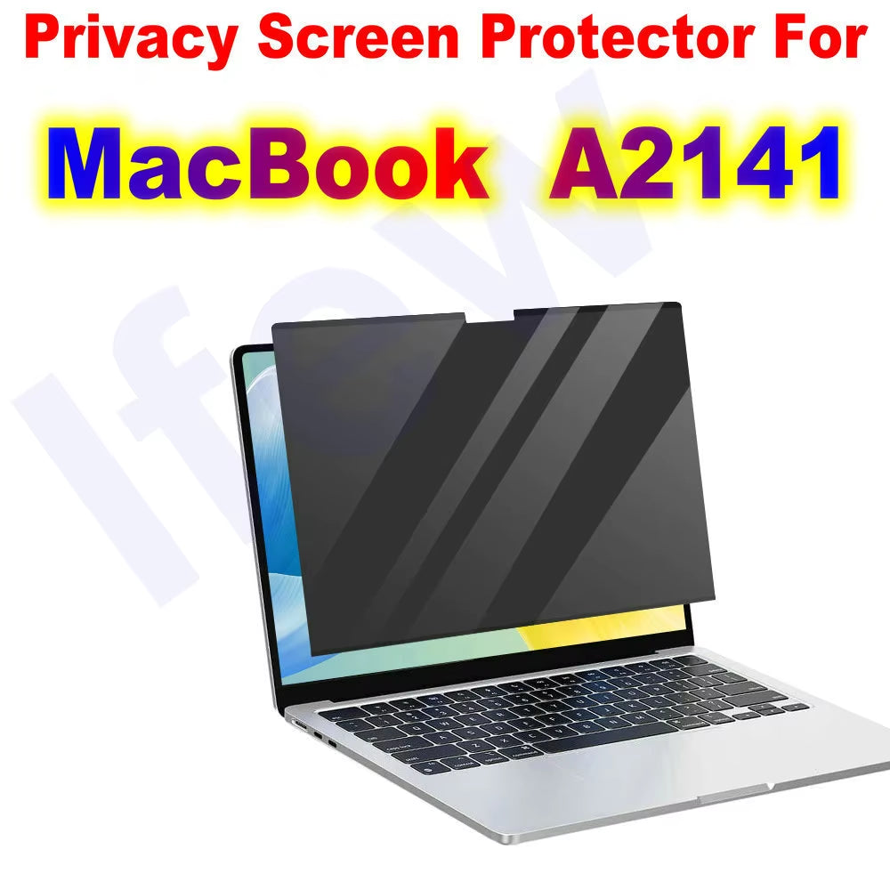Magnetic anti Spy Privacy Screen Protector for Macbook Pro 14 M5 Air 13.6 Inch M4 Tablet PC Monitor Magnet Removable Film Guard