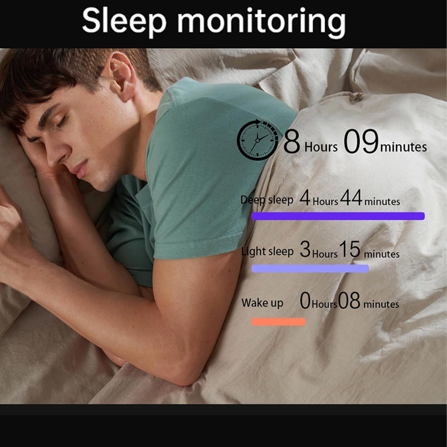 Smart Rings for Men & Women, NFC Fitness Ring with Sleep Body Temperature Monitoring Step Counter Function, IP68 Electronic Gadgets for Video Scrolling Page Flipping (23)