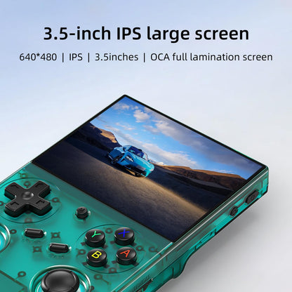 Anbernic RG35XX Pro Retro Handheld Game Console, 3.5" IPS OCA Screen, Linux System, 64GB, Wifi Bluetooth, HDMI Output, 7H Battery, Ideal for Travel Commute Home Outdoor Rg35Xxpro Teal T