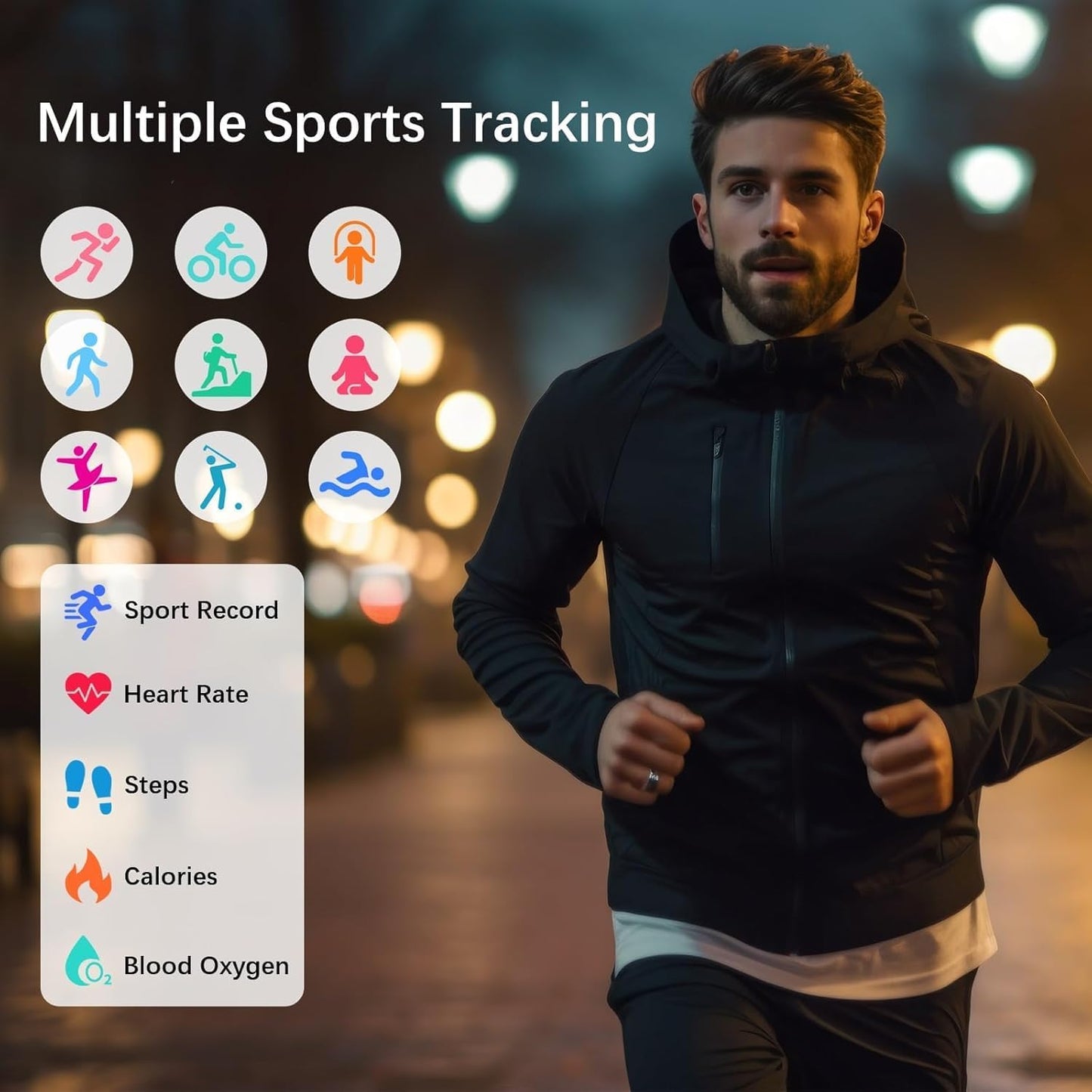 Smart Rings for Women Men, Fitness Ring with Heart Rate, Blood Oxygen, HRV, Stress, Sleep Tracker, Step Tracker, No Subscription Fee, Lp68 Waterproof Smart Ring for Iphone & Android (Black 13#)