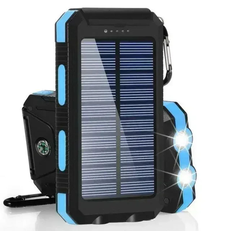 Waterproof Outdoor Solar Power Bank 30000Mah Dual USB Travel Outdoor Portable Mobile Phone Charger Solar Power Bank for Camping