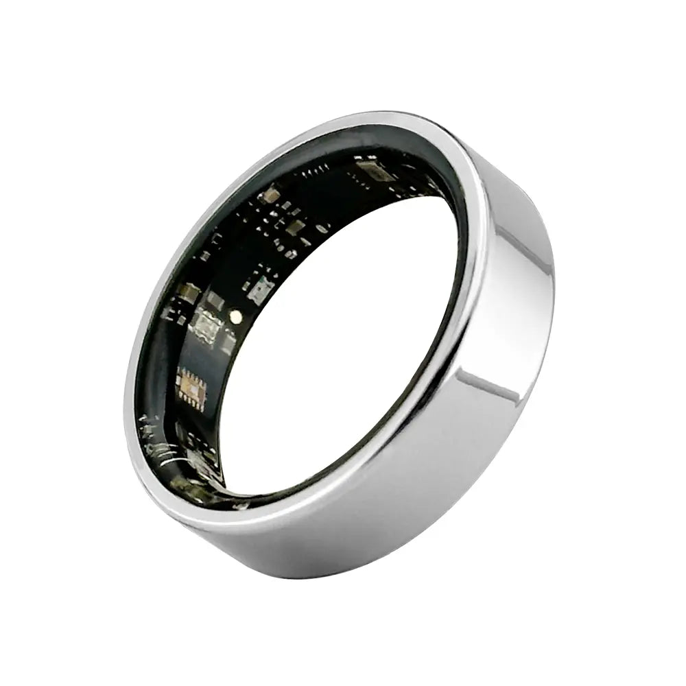 Smart Ring with Ultra-Narrow Bezel Design, Stylish Waterproof Wearable, 24/7 Health Monitoring, Heart Rate, Sleep and Activity Tracking, Multiple Sizes Available
