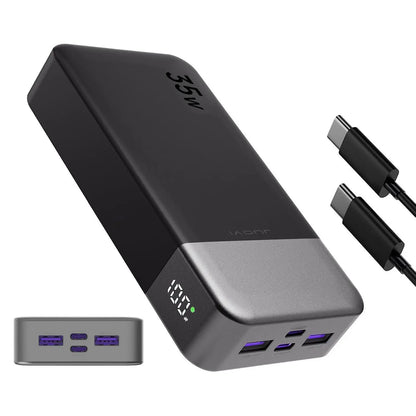 JUOVI 20000Mah Fast Charging Power Bank 35W Super Speed Portable Charger for Iphone & Android,Back to School