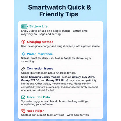 2.04" AMOLED Smart Watch – IP68 Waterproof, Bluetooth Calling, Fitness Tracker + Free Magnetic Mesh Steel Band