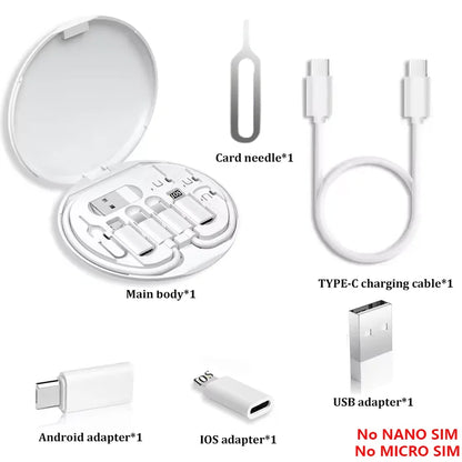 Multi USB Type C to C 60W Charging Adapter Cable Kit USB C to Lighting Conversion Set USB a & Type C to Micro/Type C/Lighting