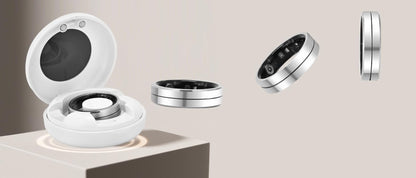 -X1 Smart Health Ring,Heart Rate-Nighttime Sleep Monitoring-5Atm Waterproof Exercise Recording Fitness Tracker-No Subscription Fee 8#