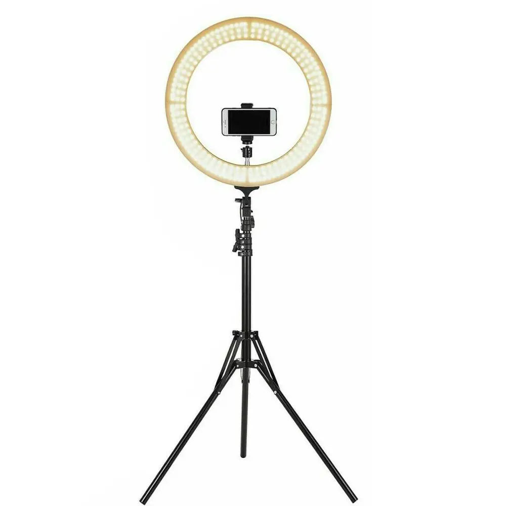 18'' Inch LED Ring Light Kit with Tripod Stand Dimmable 5500K for Phone Camera Live Makeup