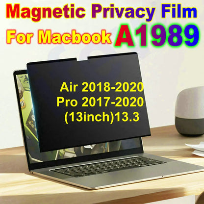 Magnetic anti Spy Privacy Screen Protector for Macbook Pro 14 M5 Air 13.6 Inch M4 Tablet PC Monitor Magnet Removable Film Guard