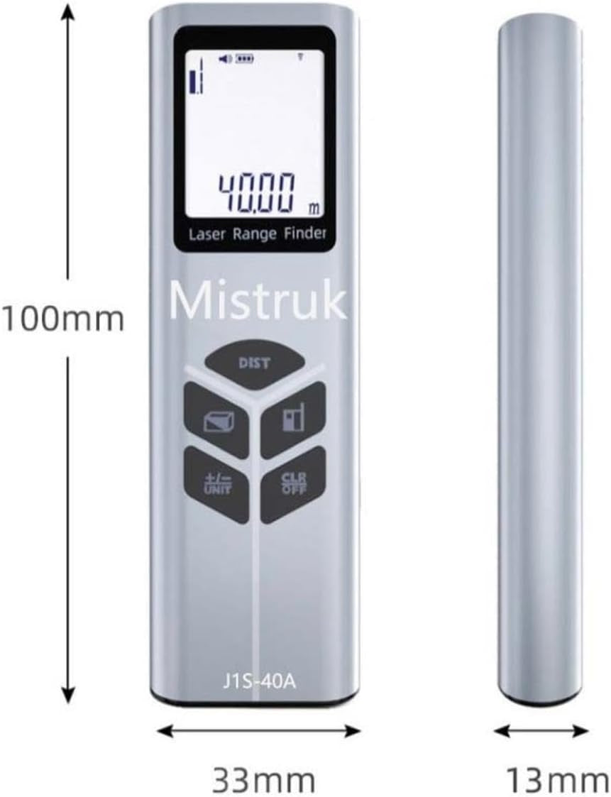 Laser Measuring Tool 131FT Digital Tape Measure Laser Tape Measure with Electronic Level USB Rechargeable Rangefinder for Area Volume Angle Distance