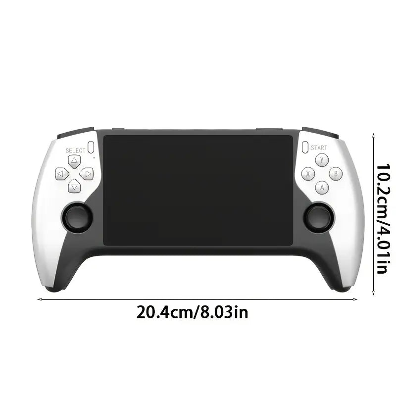 WUDS SF3500 Retro Handheld Game Console-Handheld Game Console with HD 5.5-Inch IPS Screen Classic Video Games Supports TV Connection,14+ Emulators Protection Player Portable