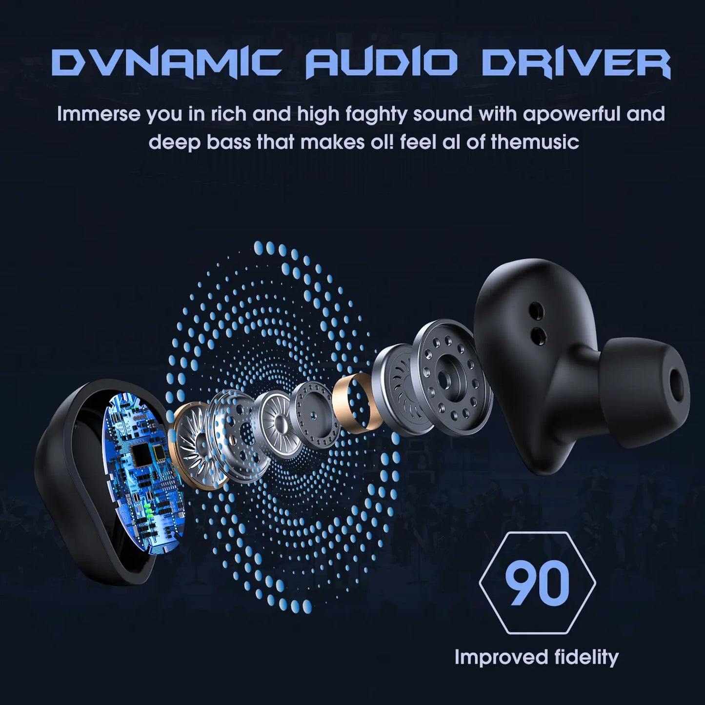Mini Bluetooth Portable True Wireless Earbuds Modern Camo Audio Game Earphones Charging Case