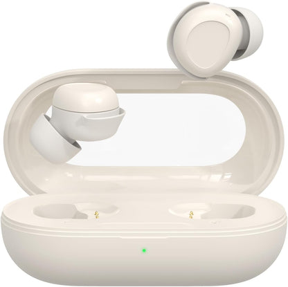 Sleep Earbuds, Sleep Headphones for Side Sleepers, Mini Bluetooth 5.4 Wireless Earbuds, Ultra-Soft Silicone Invisible Earphones for Sleeping, Noise Cancelling Earbuds with Long Battery Life (White)