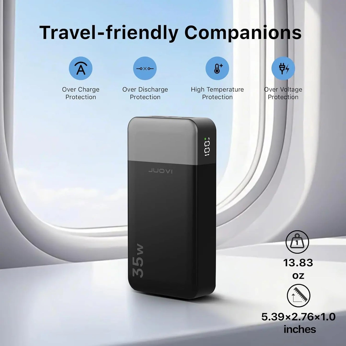 Portable Charger Power Bank 20000Mah, 35W Portable Charger, Battery Pack Fast Charging, Fast Charging with LED Display for Iphone 16 15 14, Galaxy, Tablet, Switch, Etc