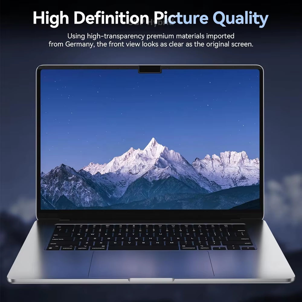 M1 M2 M3 Removable Magnetic Privacy Screen Protector for Macbook Pro Air 13 13.6 14 15.3 16.2 Inch Anti-Spy/Peep Laptop Filter