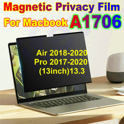 Magnetic anti Spy Privacy Screen Protector for Macbook Pro 14 M5 Air 13.6 Inch M4 Tablet PC Monitor Magnet Removable Film Guard