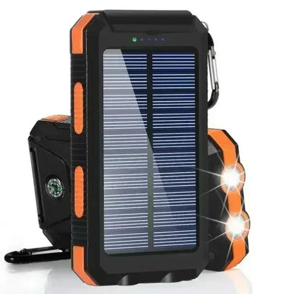 Waterproof Outdoor Solar Power Bank 30000Mah Dual USB Travel Outdoor Portable Mobile Phone Charger Solar Power Bank for Camping