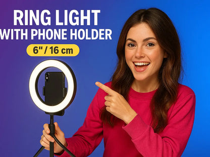 LED Ring Light Studio Setup