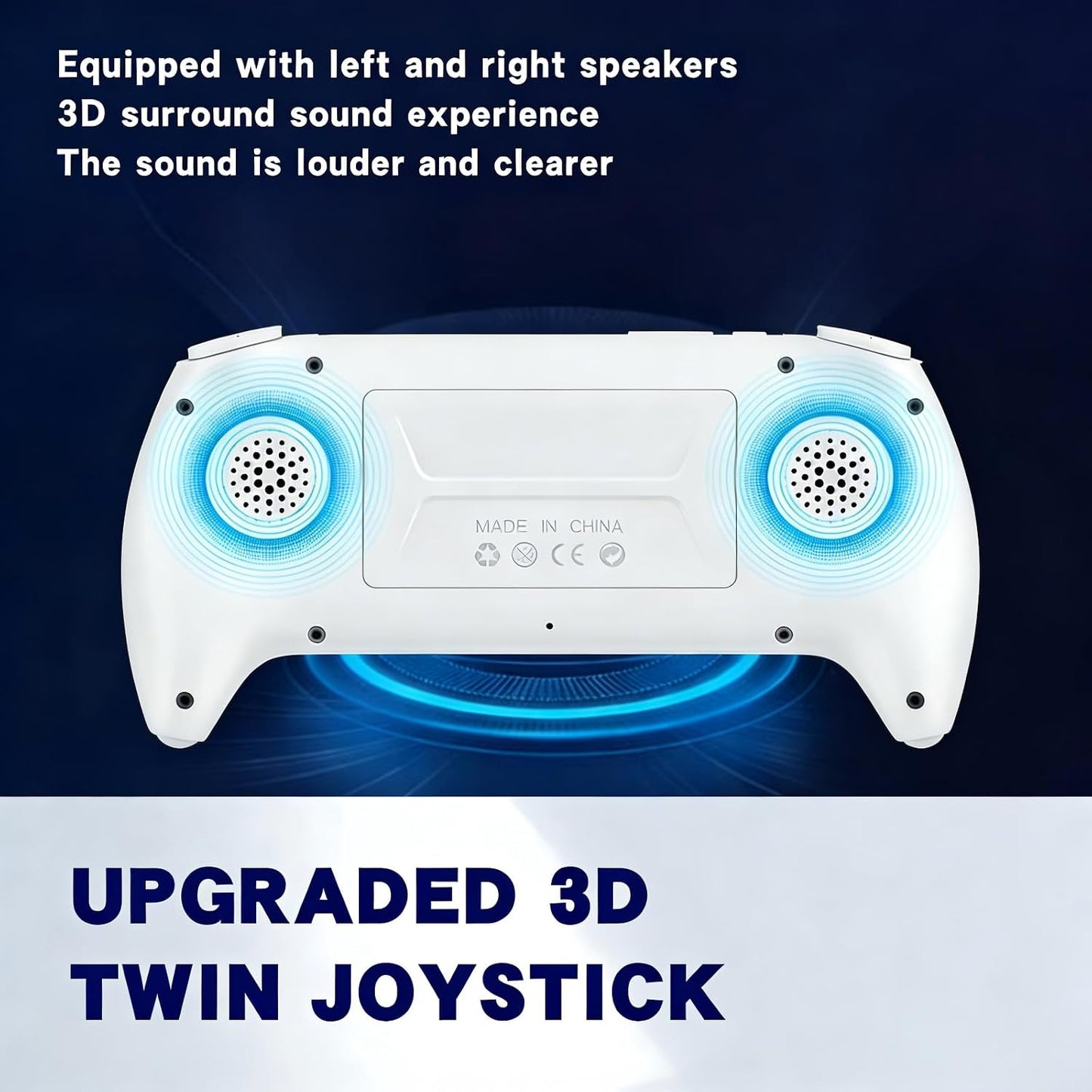 Handheld Video Game Console, 4.3-Inch IPS Screen, Black | Portable Retro Gaming Console, Linux System, 64GB, 20+ Emulator, Supports HD Output