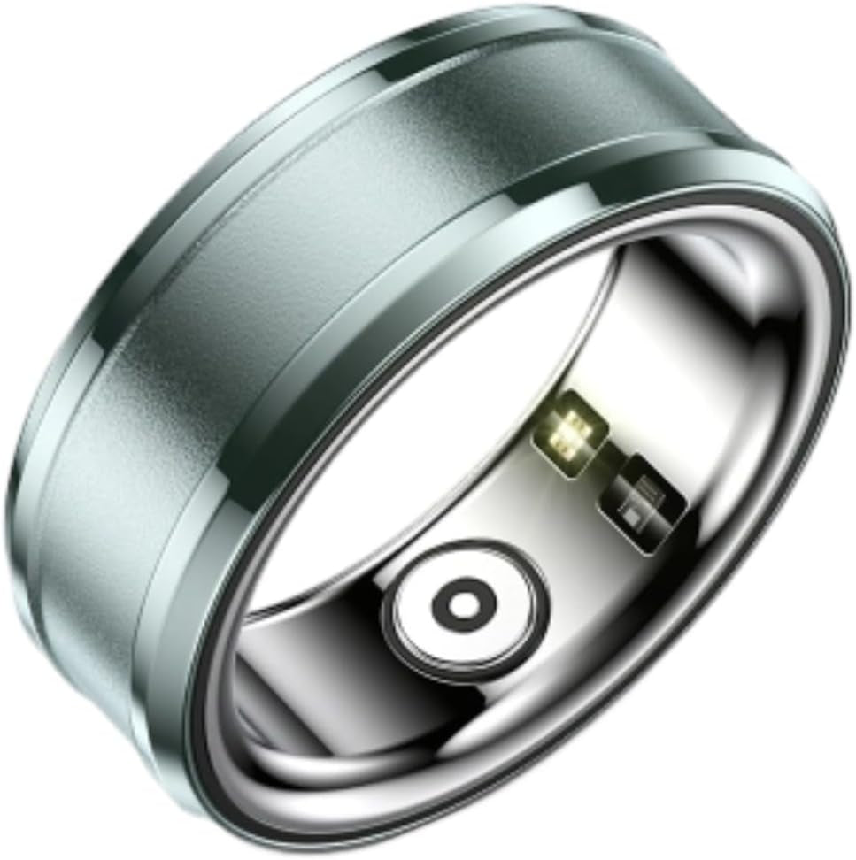 Smart Health Ring Tracker BT 5.1 Sleep Monitor Body Temperature Step Counter IP68 Waterproof Fitness Ring for Men Women
