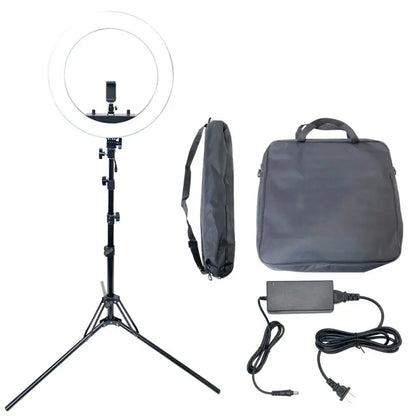 18'' Inch LED Ring Light Kit with Tripod Stand Dimmable 5500K for Phone Camera Live Makeup