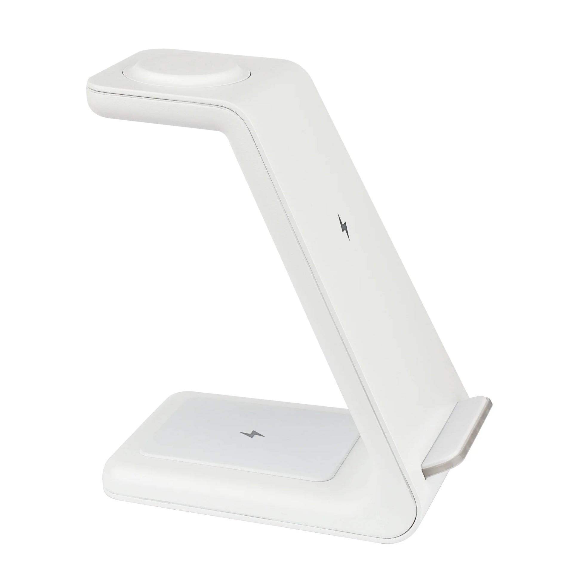 3-In-1 Wireless Charging Station for Iphone, Apple Watch, and Airpods, White
