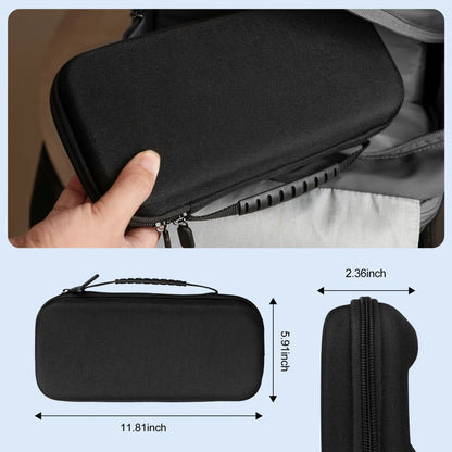 AASTT Carrying Case Compatible with Nintendo Switch 2 2025, Protective Hard Shell Case with 10 Game Card Slots, Portable Travel Storage Bag for Nintendo Switch 2 Console & Accessories Lightweight Cotton