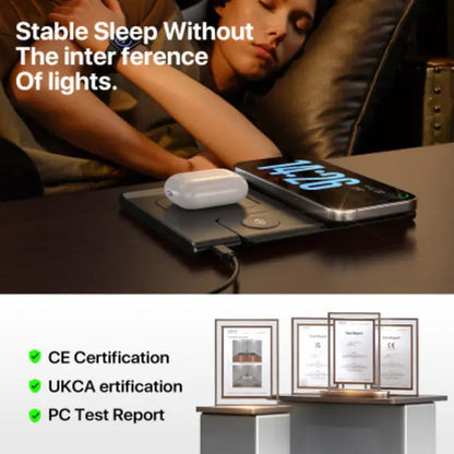 3-In-1 Wireless Charging Station for Multiple Devices