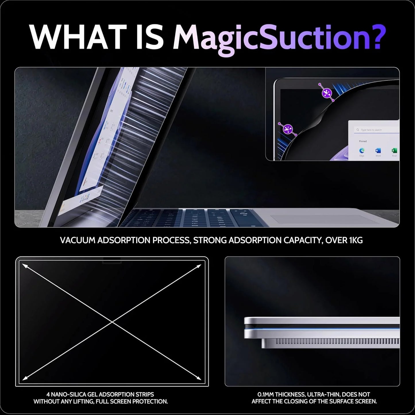 Magnetic anti Spy Privacy Screen Protector for Macbook Pro 14 M5 Air 13.6 Inch M4 Tablet PC Monitor Magnet Removable Film Guard
