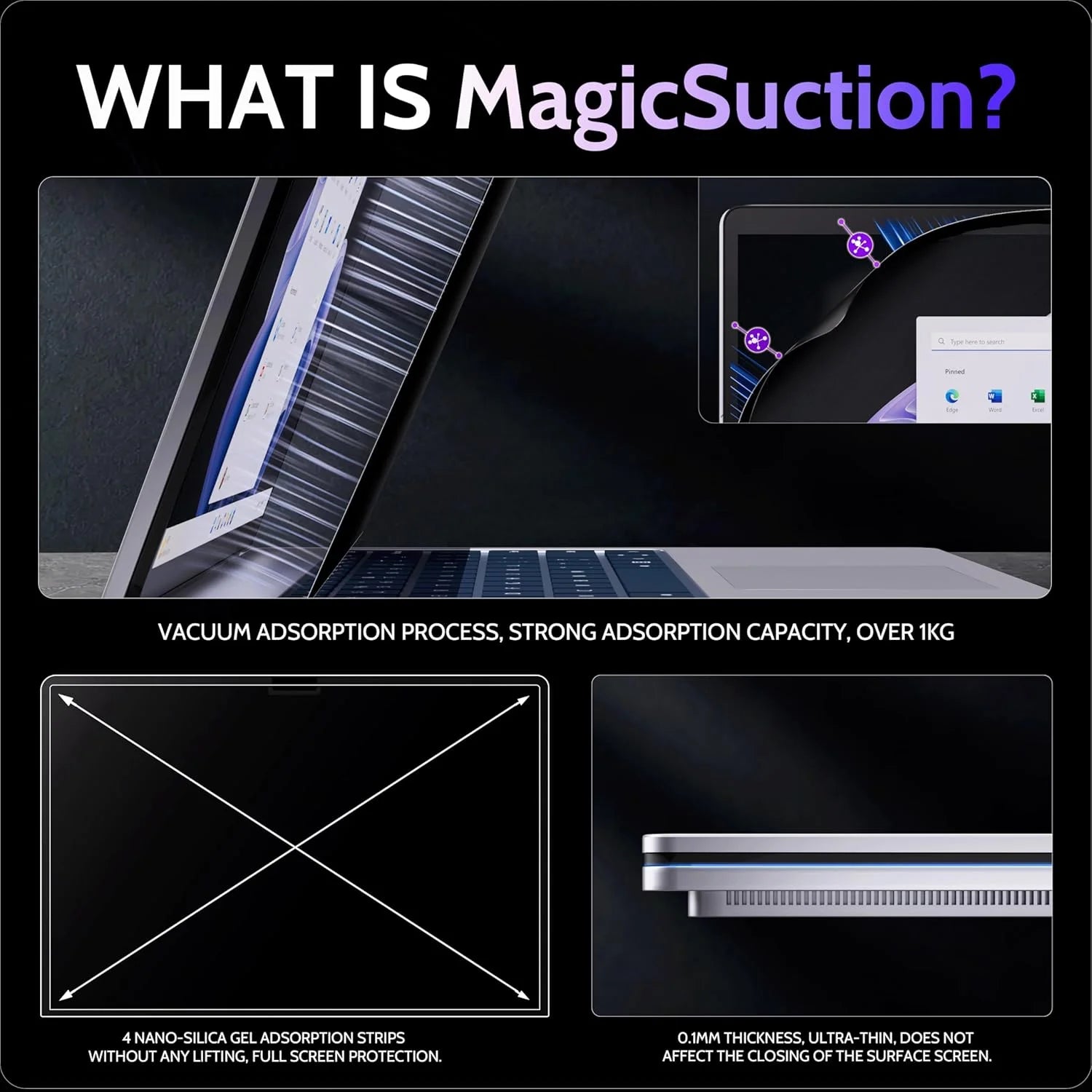 Magnetic anti Spy Privacy Screen Protector for Macbook Pro 14 M5 Air 13.6 Inch M4 Tablet PC Monitor Magnet Removable Film Guard