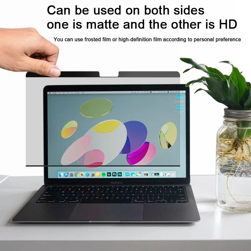 Magnetic anti Spy Privacy Screen Protector for Macbook Pro 14 M5 Air 13.6 Inch M4 Tablet PC Monitor Magnet Removable Film Guard