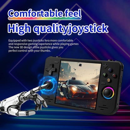 RF40H Retro Handheld Game Console, 4.0 Inch 720X720 IPS Screen, Built-In 18,000+ Classic Game, Portable Hand Held Open Source Linux System, 4000Mah Battery Retro Gaming Console (White)