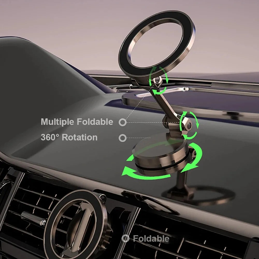 Magnetic Car Phone Holder for Vehicles Mobile Support for Magsafe Car Cell Phone Holder in Car for Phone 15 14 13 Pro Max Plus