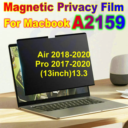 Magnetic anti Spy Privacy Screen Protector for Macbook Pro 14 M5 Air 13.6 Inch M4 Tablet PC Monitor Magnet Removable Film Guard
