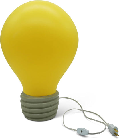 16.5-Inch Lightbulb Novelty Light – LED Lighted Novelty Blow Mold Lamp – Fun, Quirky Decoration for Kitchen or Party Display