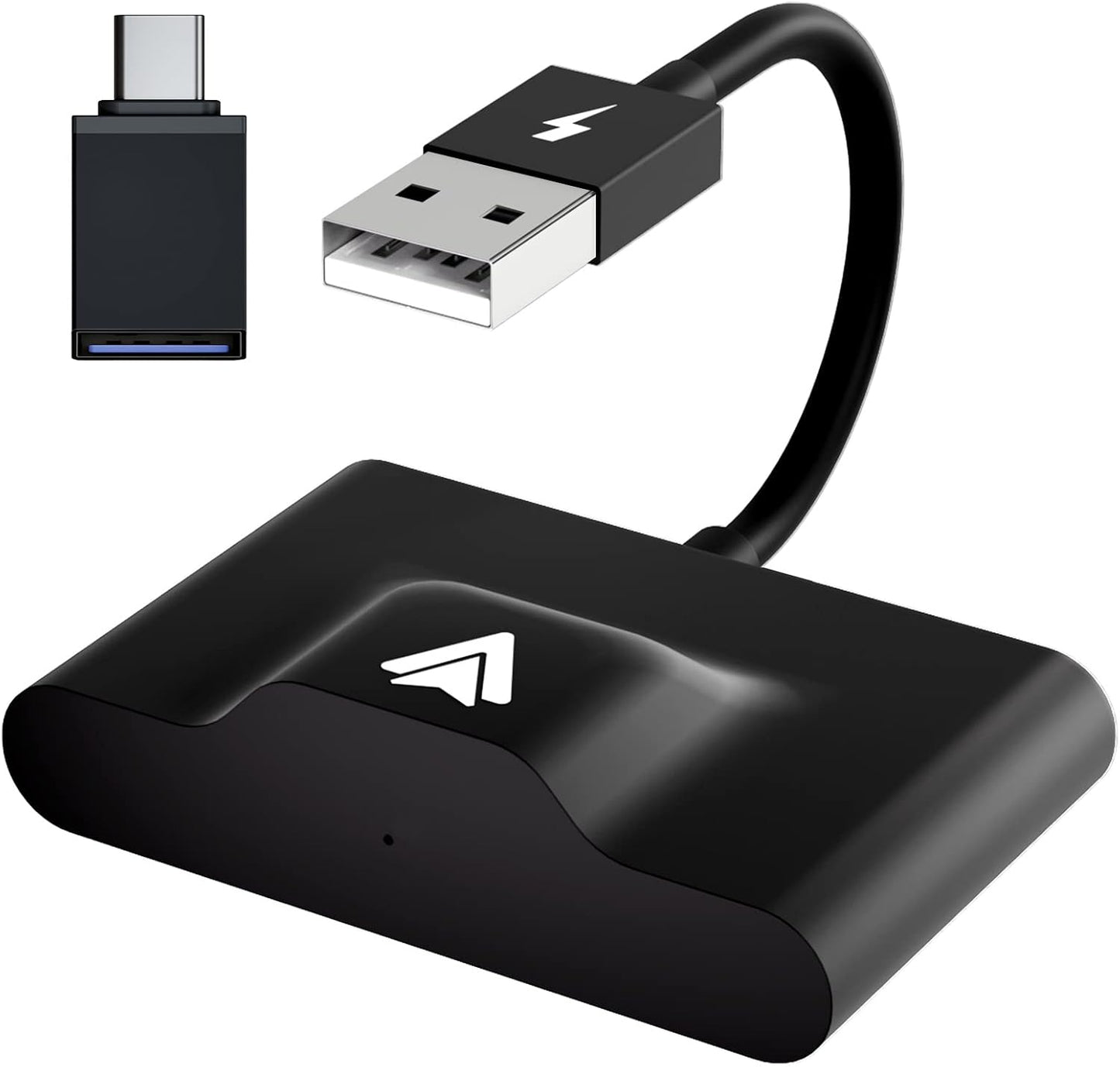 Android Auto Wireless Adapter Compatible with Samsung/Google/Pixel, Etc | Wireless Android Auto Adapter for 2017 Later Car, Convert OEM Wired to Wireless, for Android 11+, Stable Bluetooth Connection