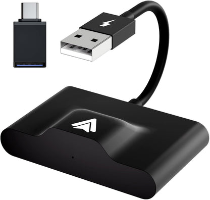 Android Auto Wireless Adapter Compatible with Samsung/Google/Pixel, Etc | Wireless Android Auto Adapter for 2017 Later Car, Convert OEM Wired to Wireless, for Android 11+, Stable Bluetooth Connection