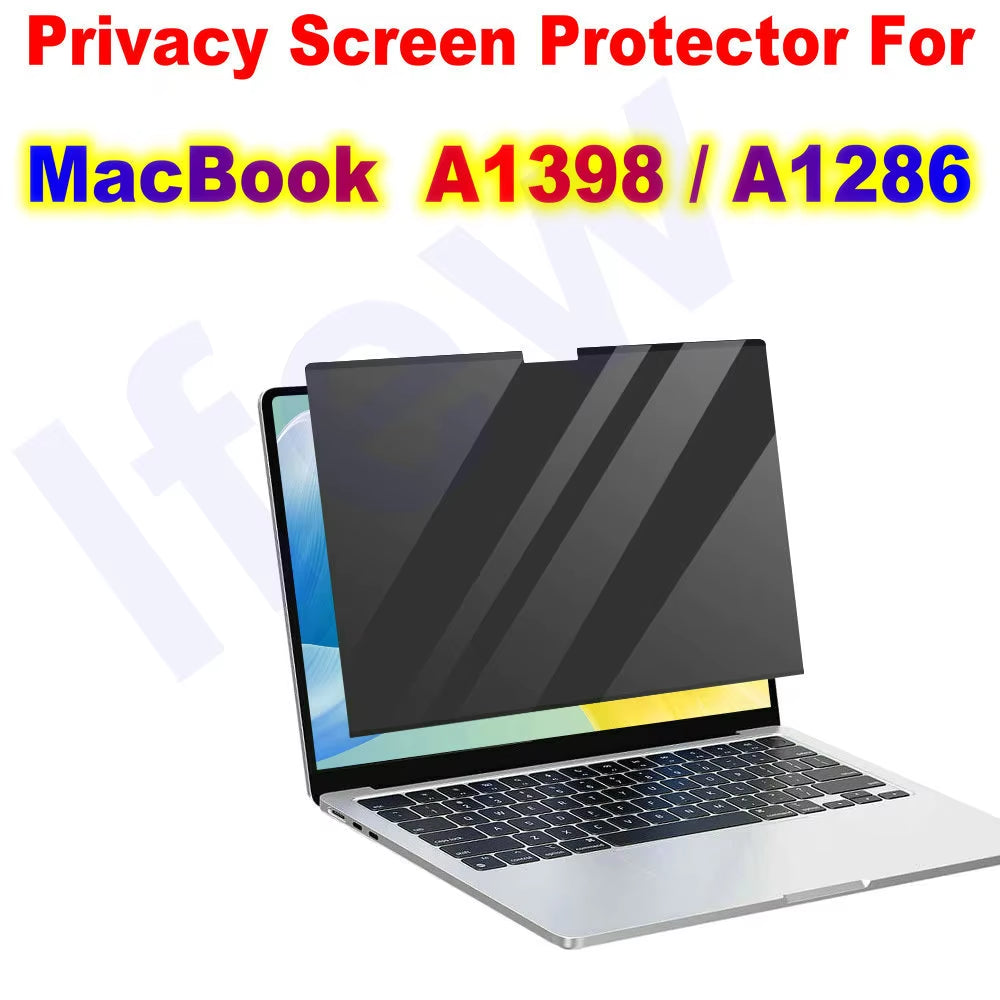 Magnetic anti Spy Privacy Screen Protector for Macbook Pro 14 M5 Air 13.6 Inch M4 Tablet PC Monitor Magnet Removable Film Guard