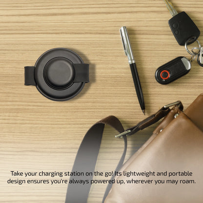 3-In-1 Wireless Charging Station, Fast Magnetic Charger for Iphone, Airpods & Apple Watch, Portable Design