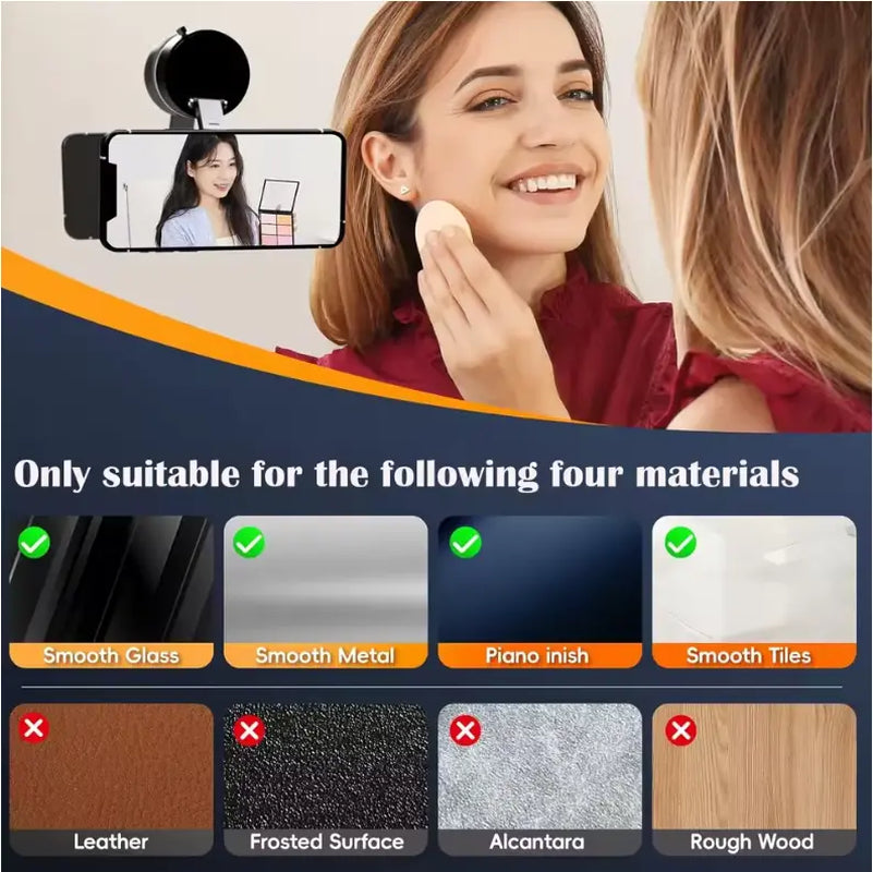 Universal Magnetic Car Phone Mount 360 Rotation Suction Cup Holder for Iphone Samsung