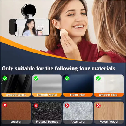 Universal Magnetic Car Phone Mount 360 Rotation Suction Cup Holder for Iphone Samsung
