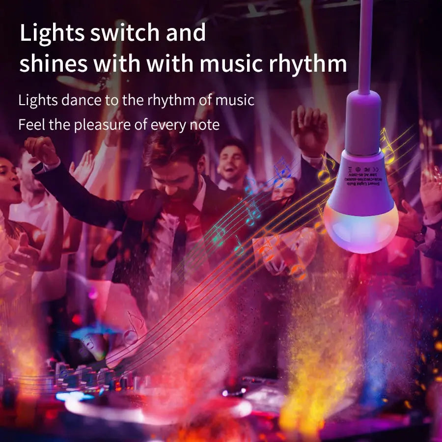 Tuya Smart Wifi LED Light Bulbs 220V 110V 10W 15W 20W E27 Alexa LED Lamp RGB Smart Life APP Google Assisatnt Voice Control