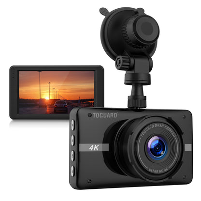 Dash Cam, 4K UHD Front Dash Camera，3'' Car Camera with 170° Wide Angle, WDR, G-Sensor, Parking Mode