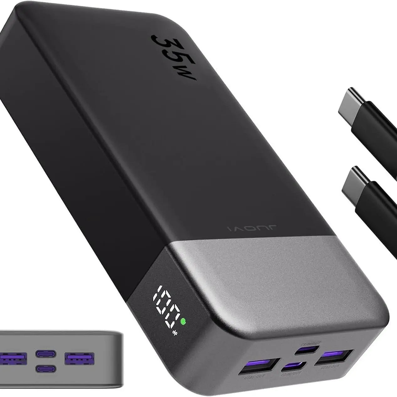 Portable Charger Power Bank 20000Mah, 35W Portable Charger, Battery Pack Fast Charging, Fast Charging with LED Display for Iphone 16 15 14, Galaxy, Tablet, Switch, Etc