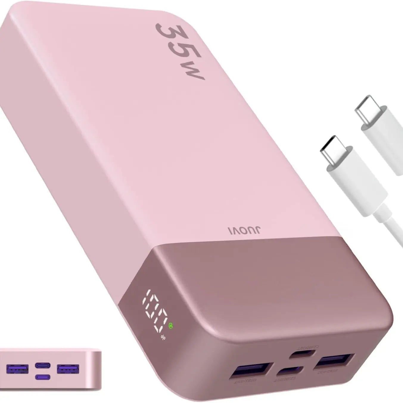 Portable Charger Power Bank 20000Mah, 35W Portable Charger, Battery Pack Fast Charging, Fast Charging with LED Display for Iphone 16 15 14, Galaxy, Tablet, Switch, Etc