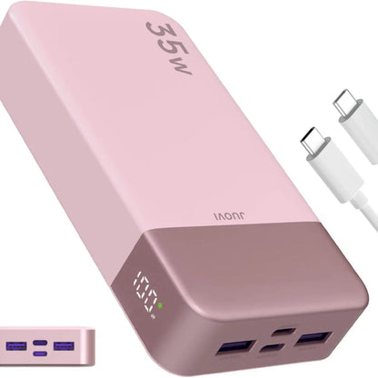 Portable Charger Power Bank 20000Mah, 35W Portable Charger, Battery Pack Fast Charging, Fast Charging with LED Display for Iphone 16 15 14, Galaxy, Tablet, Switch, Etc