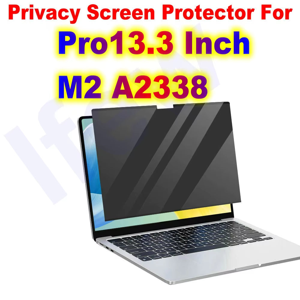 Magnetic anti Spy Privacy Screen Protector for Macbook Pro 14 M5 Air 13.6 Inch M4 Tablet PC Monitor Magnet Removable Film Guard